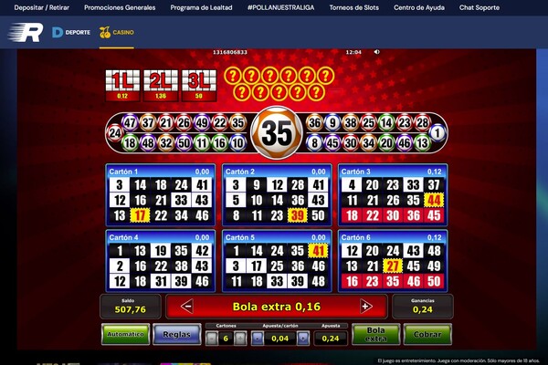 Vive la emoción del bingo online en Rushbet Vive la emoción del bingo online en Rushbet