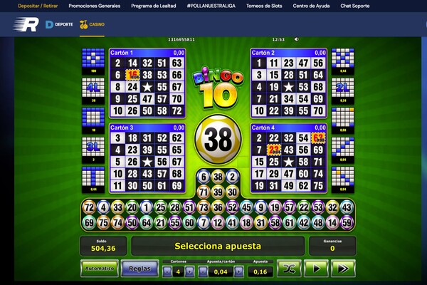 Juega Bingo en Rushbet Juega Bingo en Rushbet