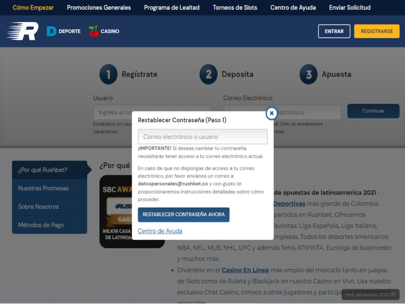 ¿Qué hacer si olvido la contraseña?